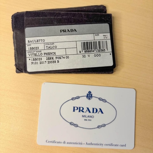Prada Bauletto Vitello Phoenix Handbag - Picture 4 of 4